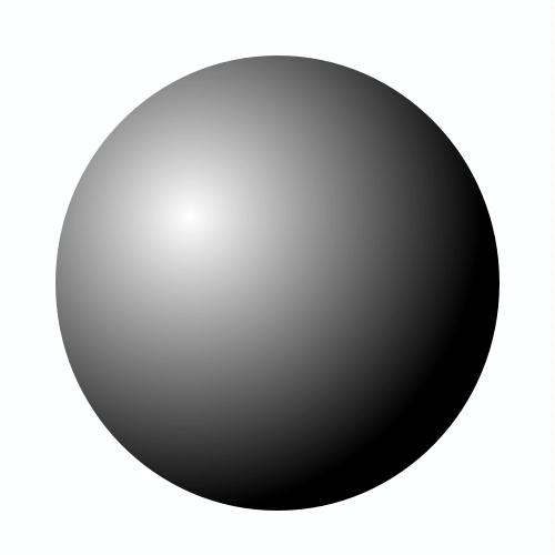 500px Sphere   monochrome simple svg