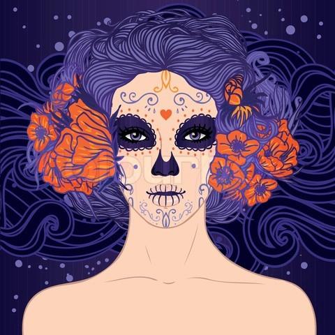 5024489-558995-young-pretty-mexican-sugar-skull-girl-with-flowers-in-her-hair-and-scary-makeup