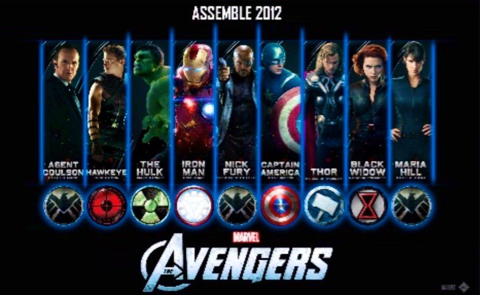 avengers icons