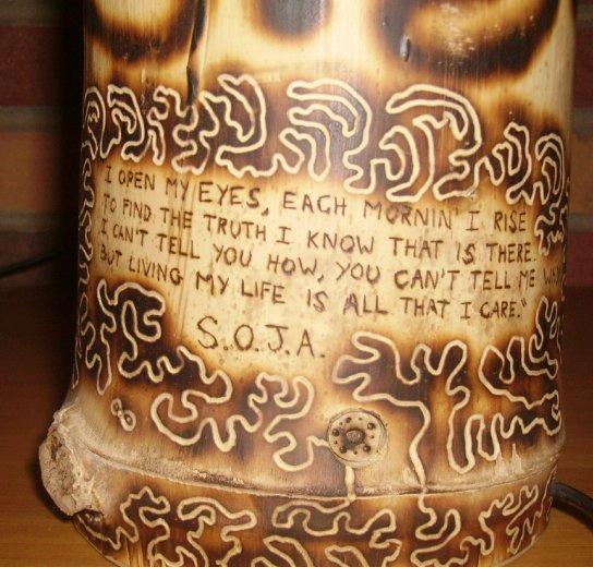 bamboo pyrography