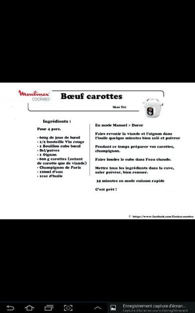 boeuf carottes