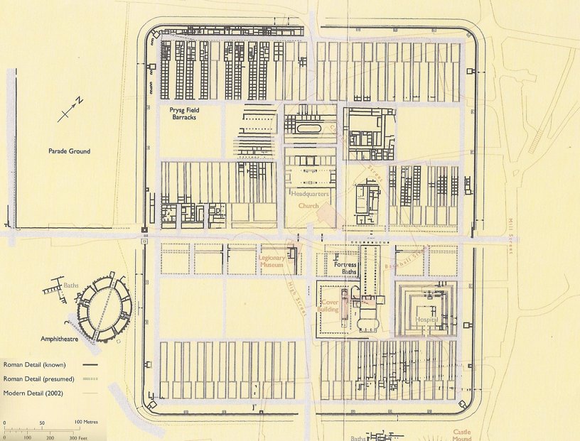 Caerleon roman fortress map5