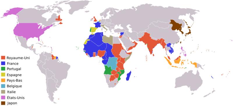 La Carte De Colonisation Francaise Pearltrees