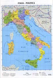 Cartina politica Italia