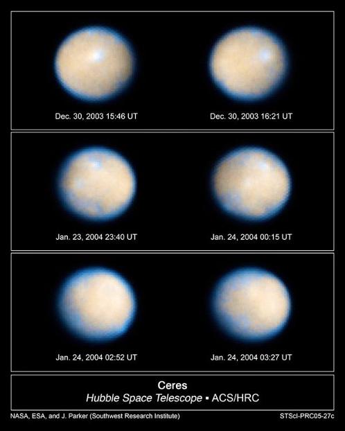 Ceres: Hubble Space Telescope