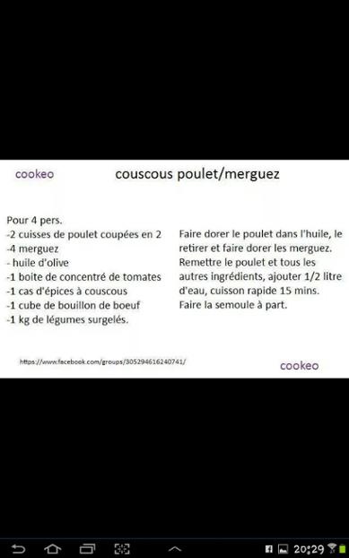 couscous poulet merguez