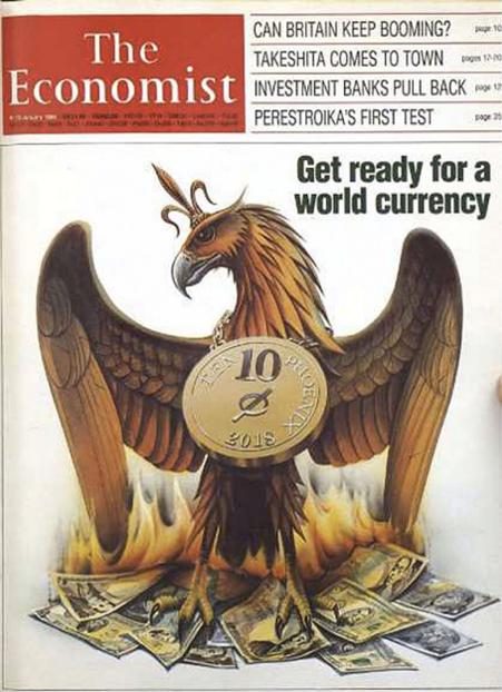 Couverture de The Economist en 1988 / World Currency