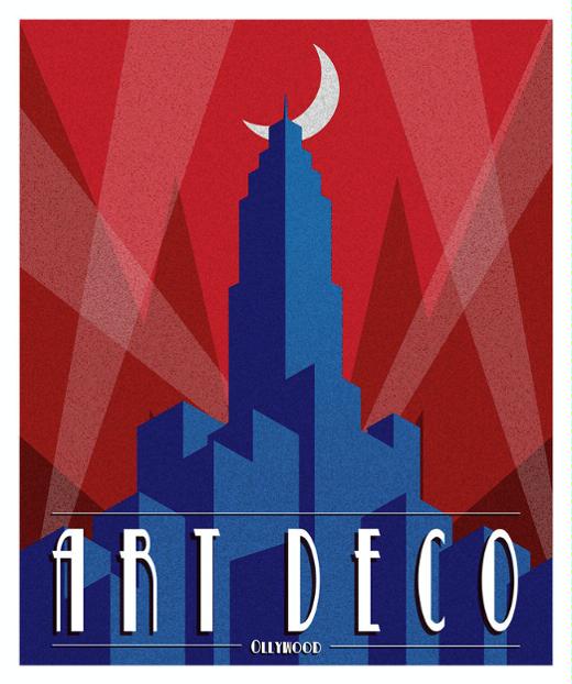 art deco poster by ollywood d36m11s