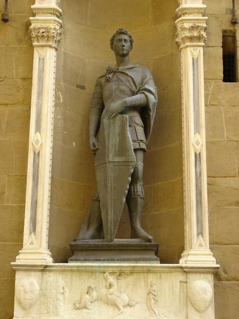 Donatello, San Giorgio, ca 1418, Marmo, Firenze, Museo Nazionale del Bargello