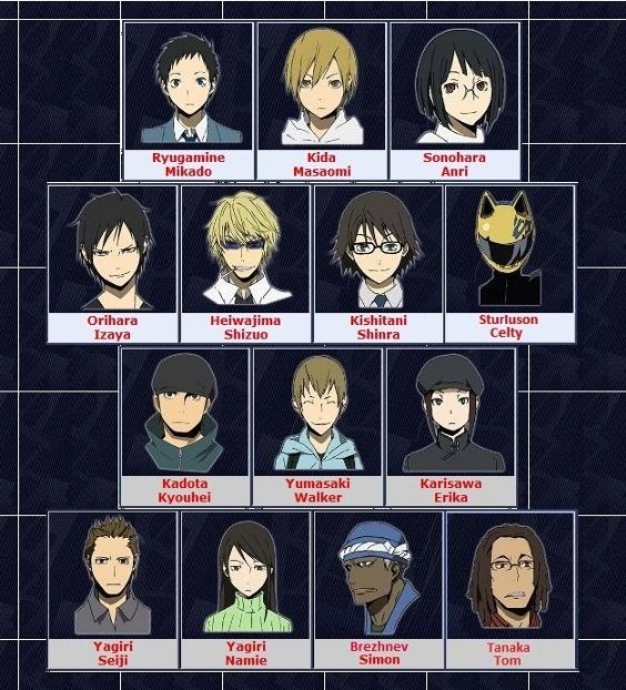 durarara characters