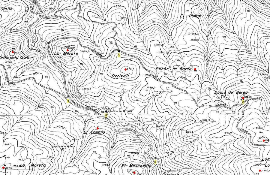 Ejemplo plano topográfico