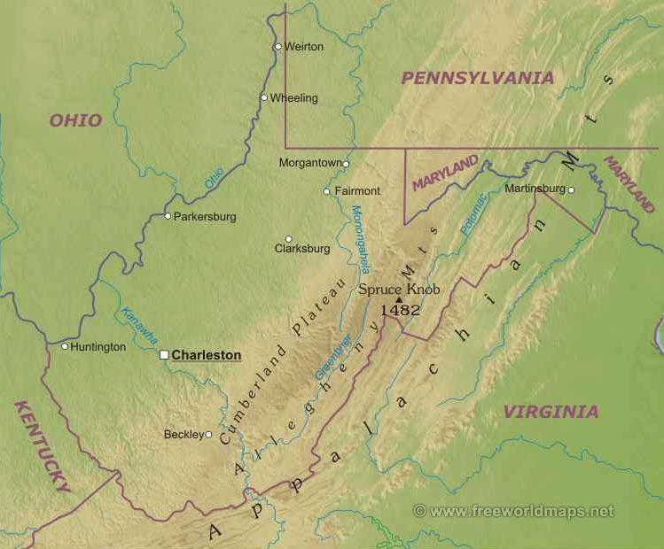 Explore WV's Geography