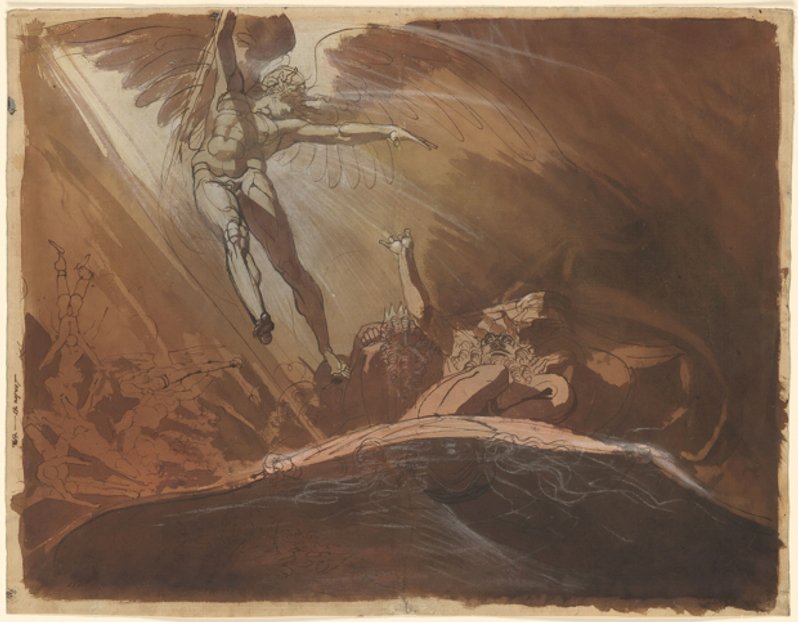 Fuseli, Illustration du Paradis perdu de J Milton