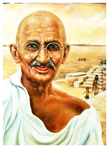 Gandhi Art portrait