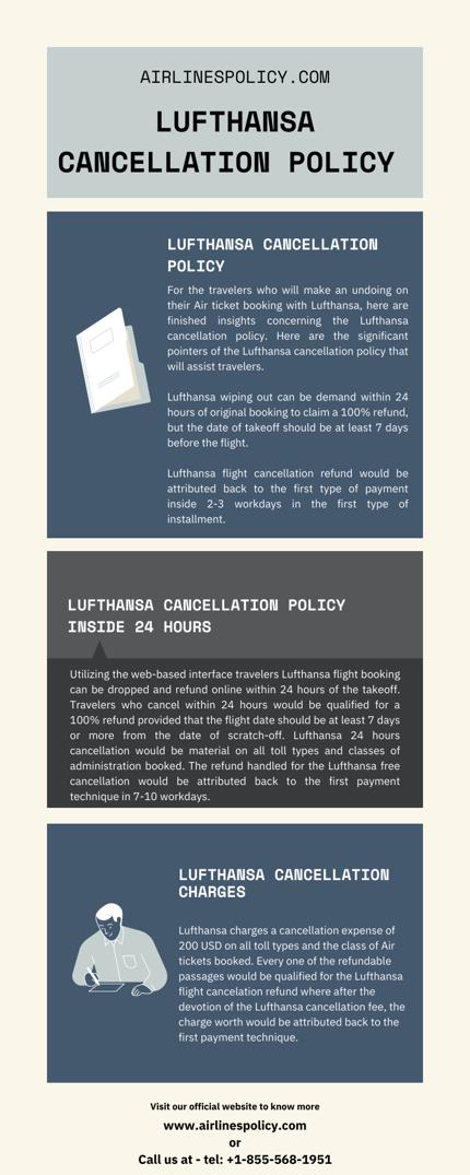 Want to know about Lufthansa cancellation charges Visit our site to know more - httpsairlinespolicy.comcancellation-policylufthansa-cancellation-policy.png