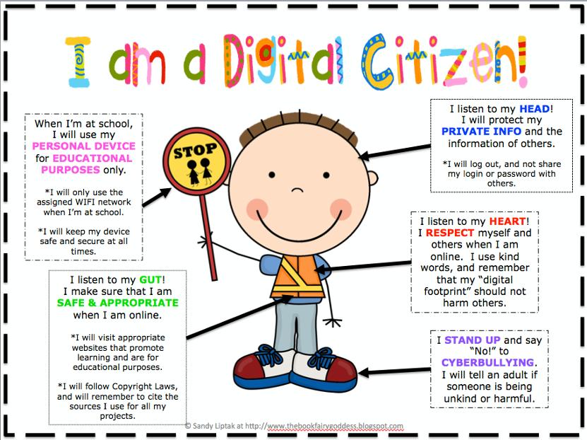 I am a digital citizen poster