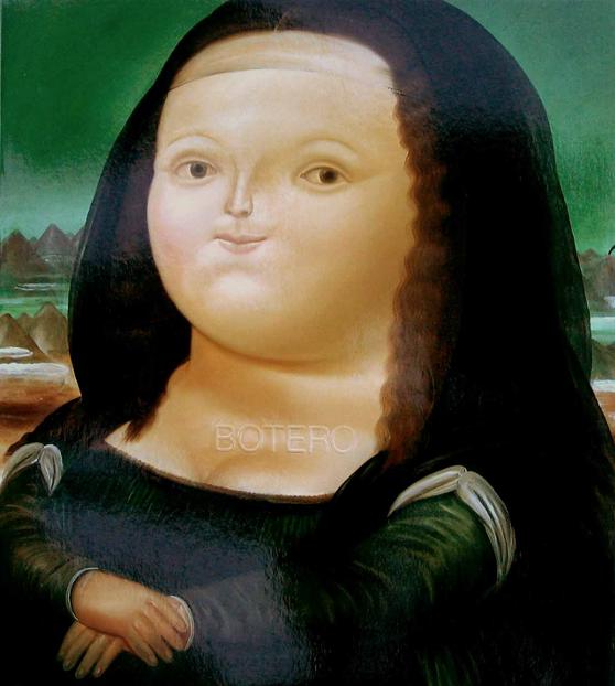 Mona Lisa: La Joconde peinte par Botero succès 1957
