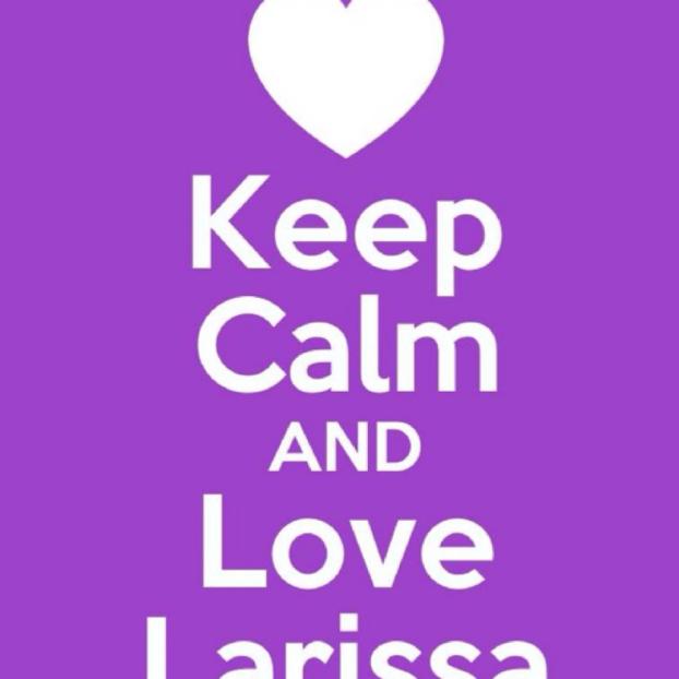 keep calm and love larissa