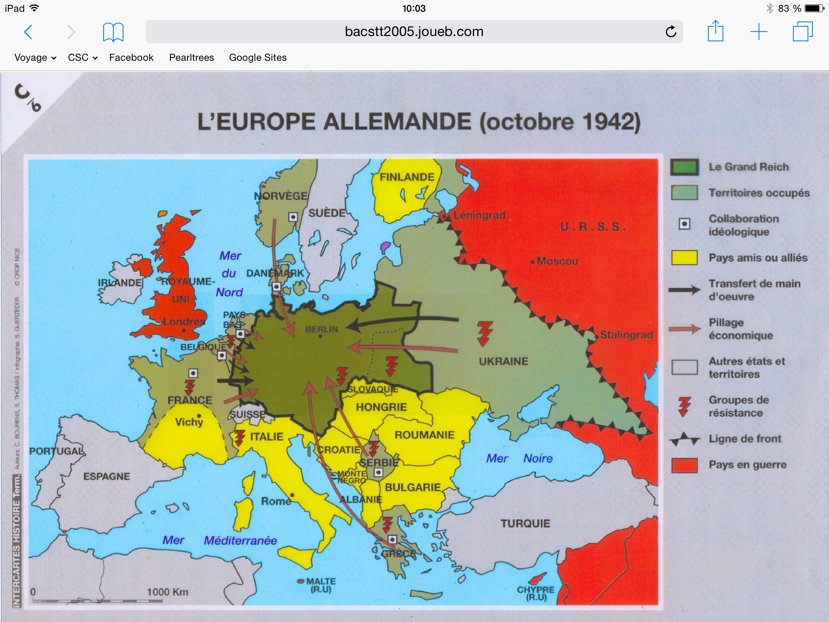 L'Europe sous l'Axe (1942)