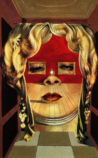 mae west,Dali, peinture