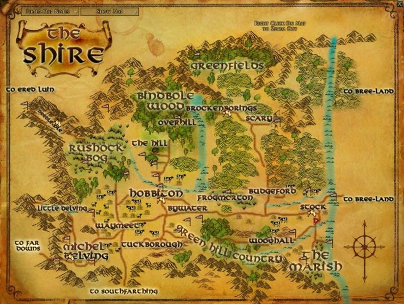 Map of the Shire