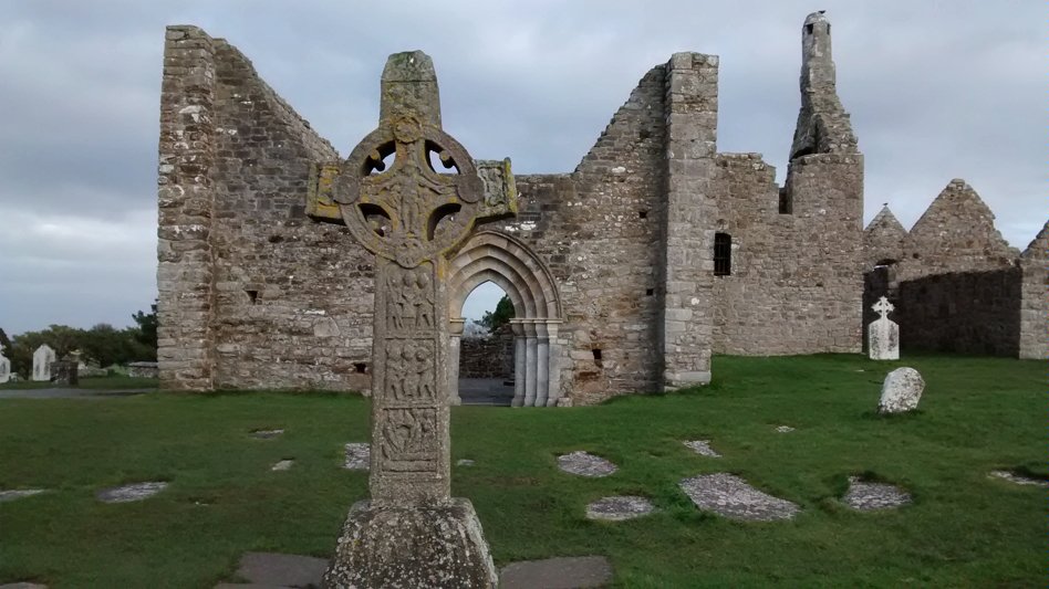 Monastere Clonmacnoise d'Irlande