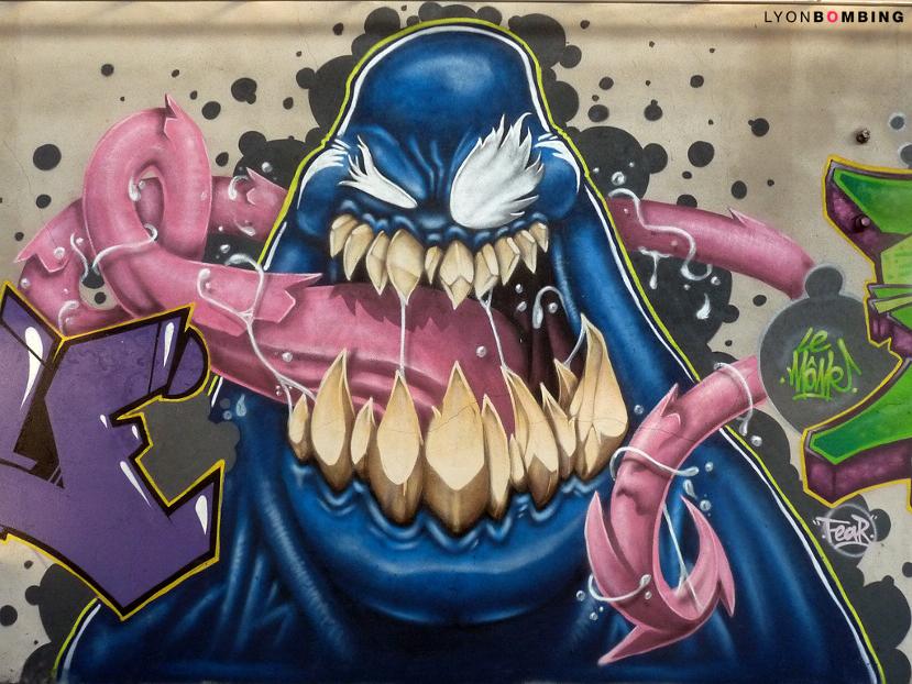 monstre graffiti