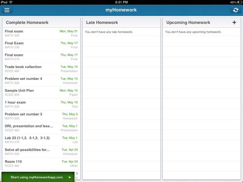 my homework app 2