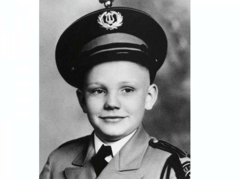 N.Armstrong when he was a kid