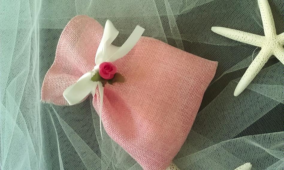 Pink Favor Bag