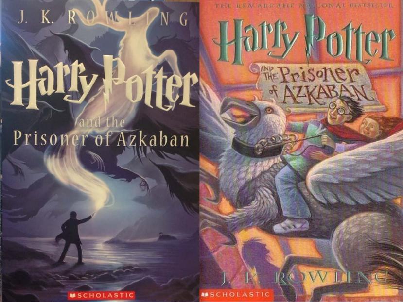 Harry Potter and the Prisoner of Azkaban book covers