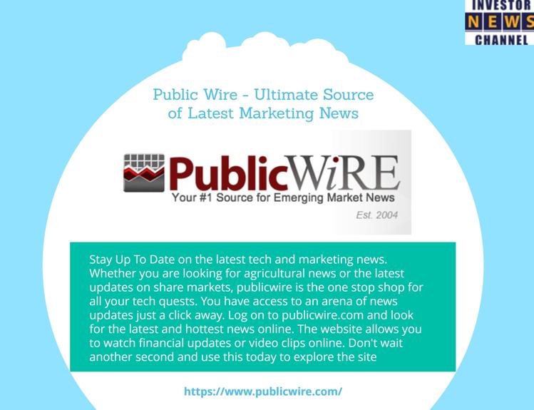 Public Wire - Ultimate Source of Latest Marketing news