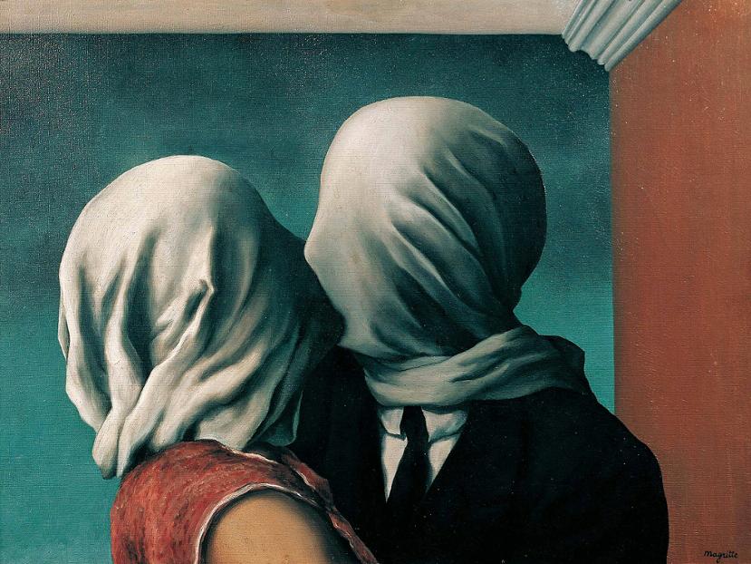 -Rene-Magritte-The-Lovers-1928