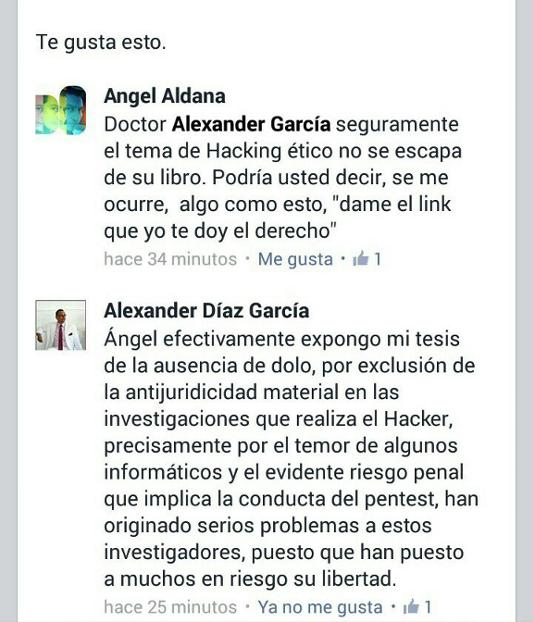 Hacking Ético y responsabilidad Penal. @alediaganet 1/2