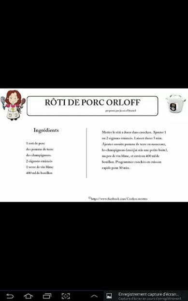 roti de porc orloff