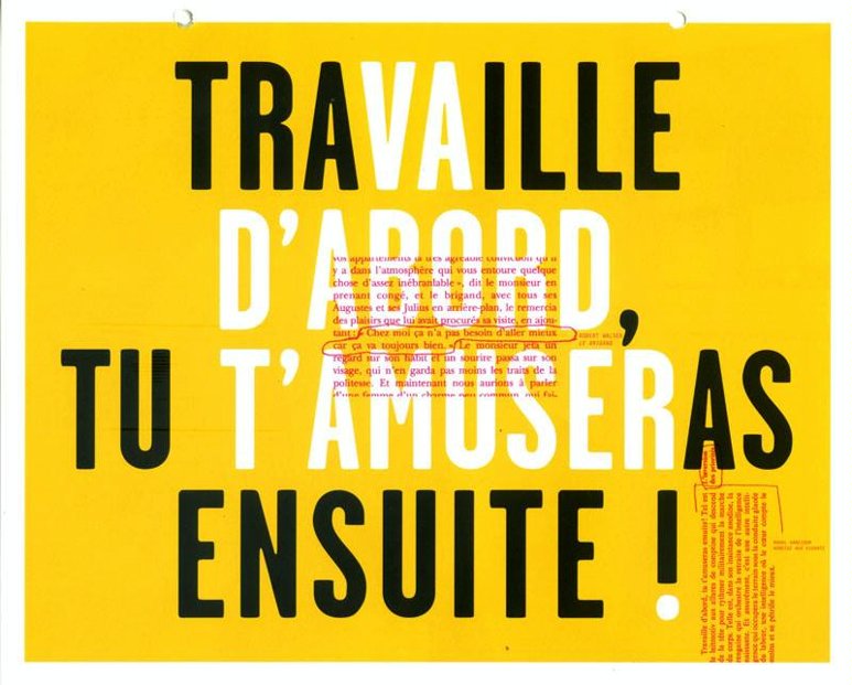 Travaille d'abord, tu t'amuseras ensuite - Vincent Perrottet