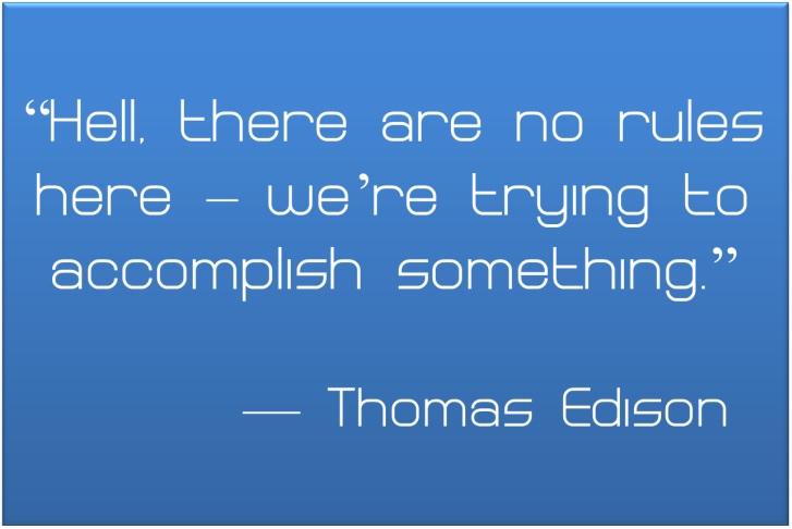 try to accomplish something,