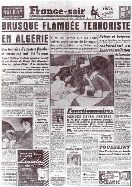 Une de la presse française de l'époque