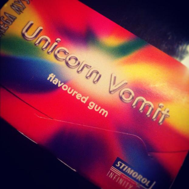 Unicorn Vomit Flavoured Gum