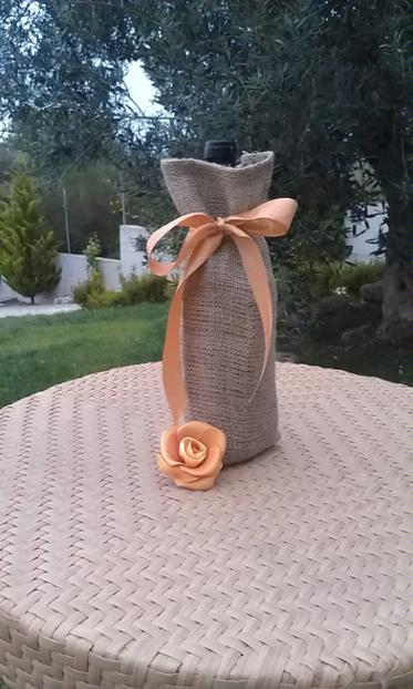 Wedding Wine Bottle Bag - Favor Bag