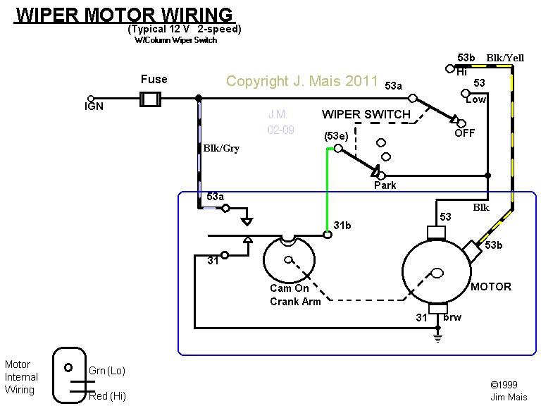 wiper wiring diagram