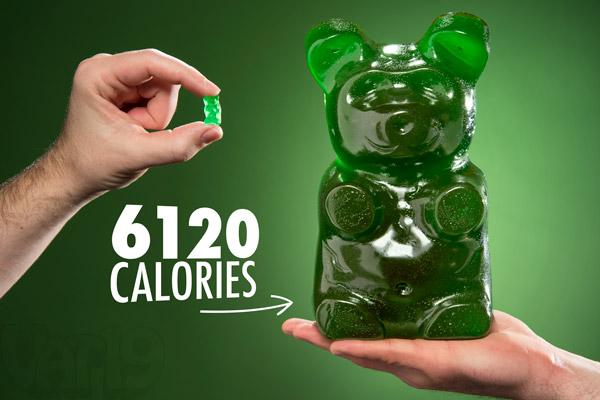 worlds largest gummy bear calories 3