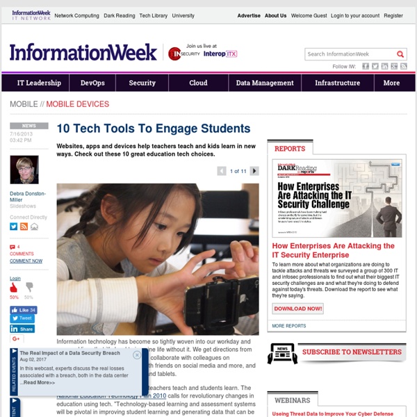 10 Tech Tools To Engage Students