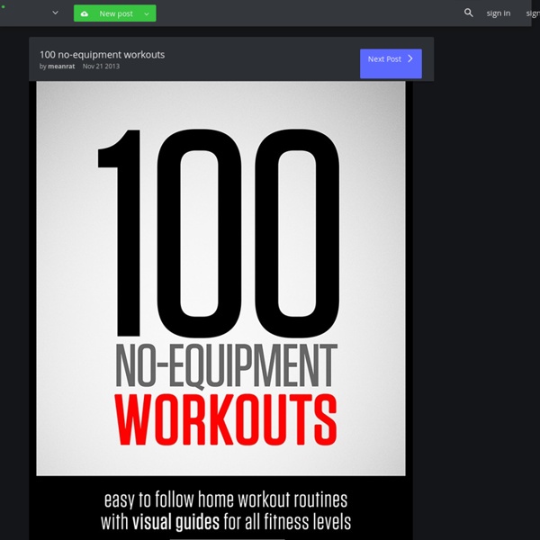 100 no-equipment workouts