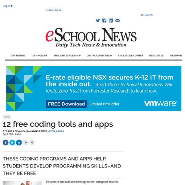12 free coding tools and apps