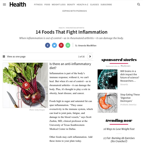 14 Inflammation-Fighting Foods