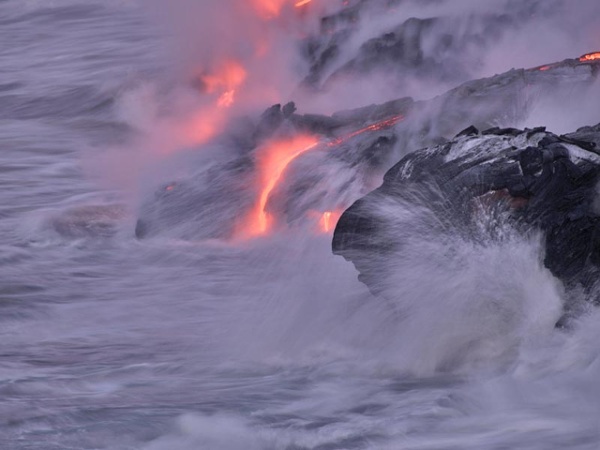 Water and lava
