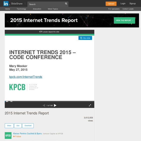 2015 Internet Trends Report