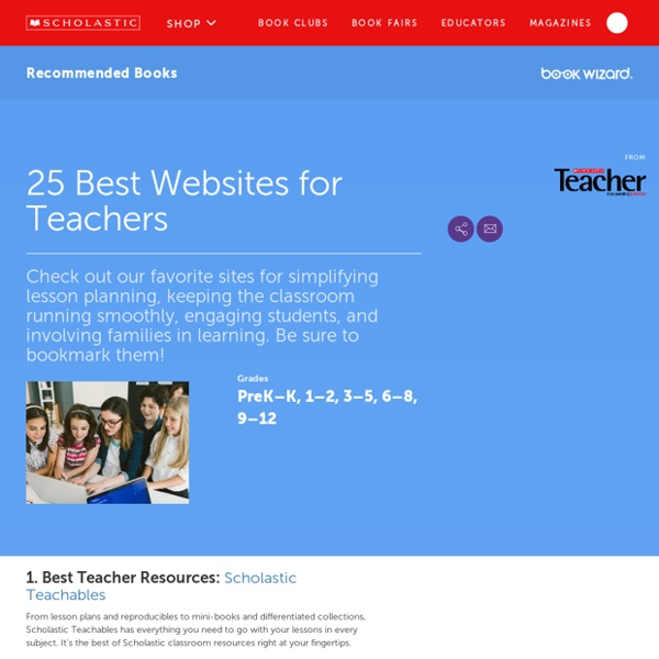25 Best sites for Teachers Pearltrees