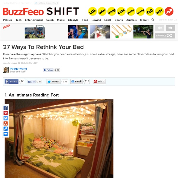 27 Ways To Rethink Your Bed